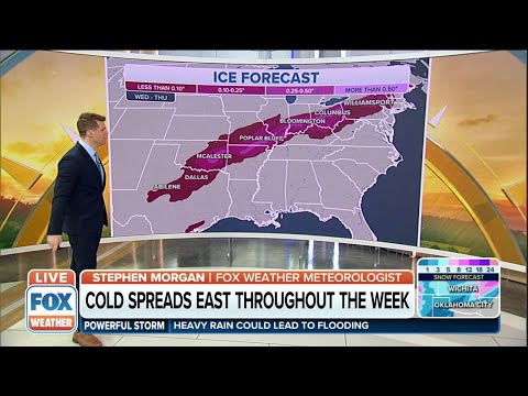 Midweek Winter Storm Could Produce Significant Icing In Some Areas