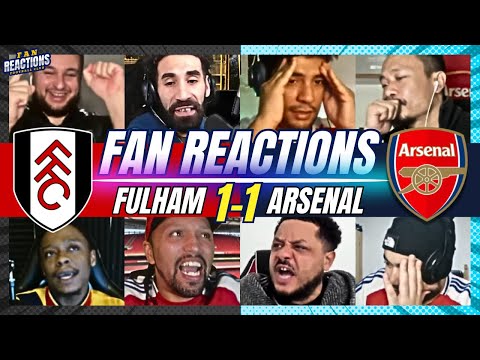 ARSENAL FANS DEVASTATED😱REACTION TO FULHAM 1-1 ARSENAL | 24/25 PREMIER LEAGUE