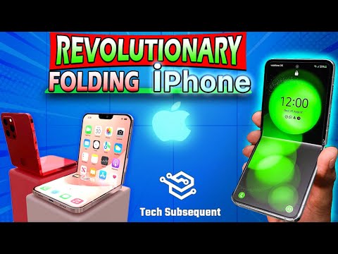 📱UNVEILING THE REVOLUTIONARY FOLDING iPHONE📱 #foldingiphone