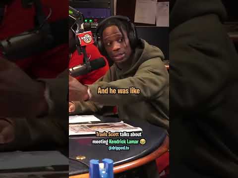 Travis Scott Talks About Meeting Kendrick Lamar 😂