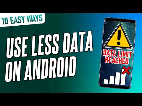 10 EASY Ways to USE LESS DATA on Android Phone (SAVE DATA)