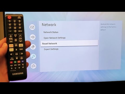 Samsung Smart TV: How to Reset Network (Problems with WiFi? Weak or No Signal )