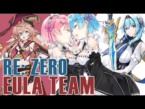 RE:ZERO EULA AND YANFEI TEAM COMP!! Perfect Rotations &amp; Unlimited Energy Particles // Genshin Impact