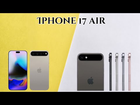 iPhone 17 Air First Look, New Designs, Advance Features Camera, &amp; Battery life LEAKS!