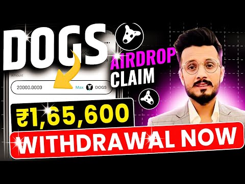 Dogs Airdrop Withdrawal in Ton wallet | Dogs Token Withdrawal | Dogs Airdrop Claim today #Dogsmining