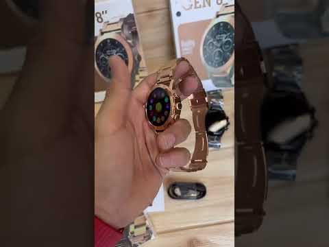 Samsung smart watch Gen 8 with 30 face (smart) and metal belt also available Comment like Subscribe