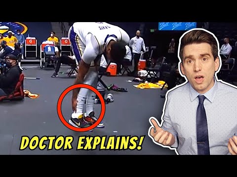 Anthony Davis SCARY Achilles Injury - Doctor Reacts to Injury and Explains What Happened!