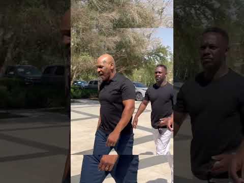 THE MIKE TYSON WALK IS LEGENDARY | BOXING LEGEND ARRIVES AT JAKE PAUL vs TOMMY FURY WEIGH IN