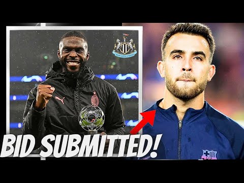 NUFC SUBMIT OFFER for Barca star! Tomori asks agent to kickstart potential move Newcastle Transfer