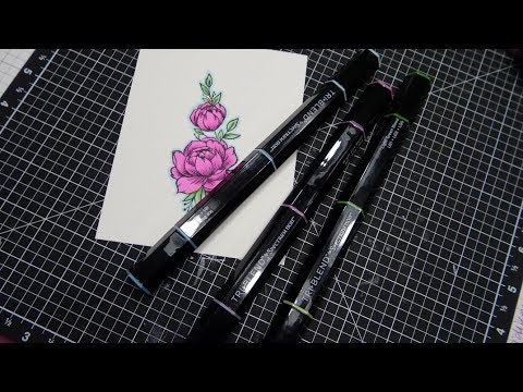 Crafter&#039;s Companion Spectrum Noir TriBlend 3-in-1 Alcohol Marker Review!