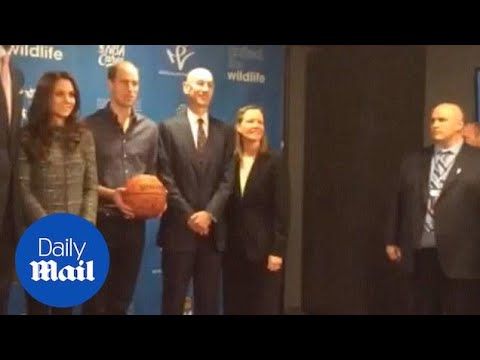 William and Kate attend photo call before basketball match - Daily Mail