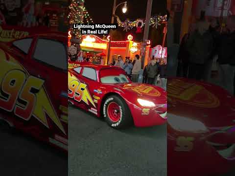 Lightning McQueen at Disney California Adventure #shorts