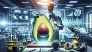 Create an exceptionally detailed and realistic HD image. The focus is on a scientific study that reveals unexpected benefits of avocado consumption. The view should be comprised of scientist analyzing avocado in a laboratory with close-ups of the fruit, along with clear graphs or charts demonstrating the health benefits. The atmosphere should be illuminated by the lights of the lab, casting an aura of revelation over the scene as the truth about avocados unfolds.